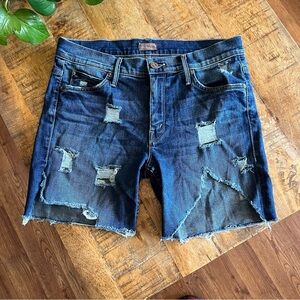 Mother Denim Distressed Shorts Size 29